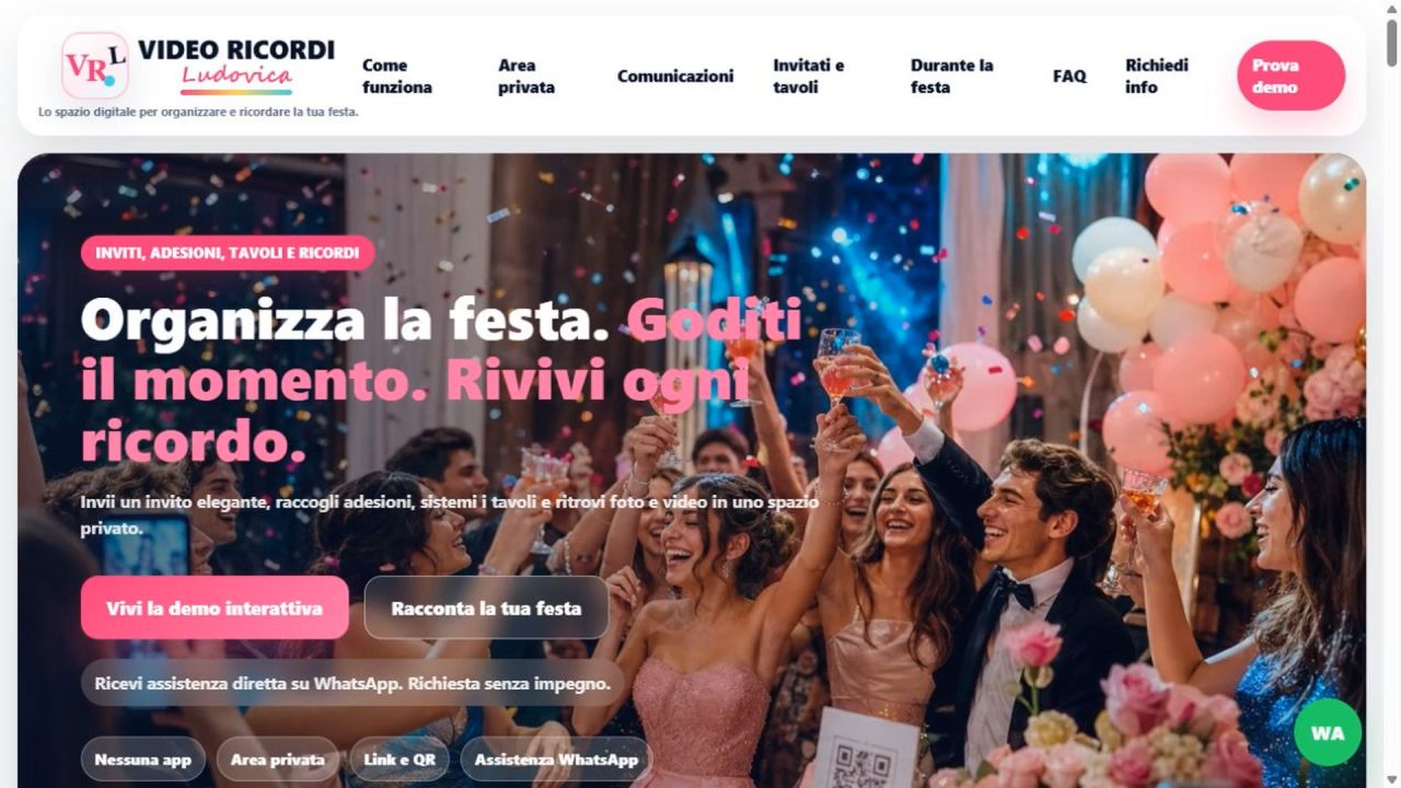 Anteprima del video dimostrativo guidato Video Ricordi Ludovica
